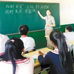 借天府文化成都女教师教老挝孩子学中文