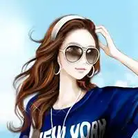 卡通气质清新美女头像微信头像图片大全