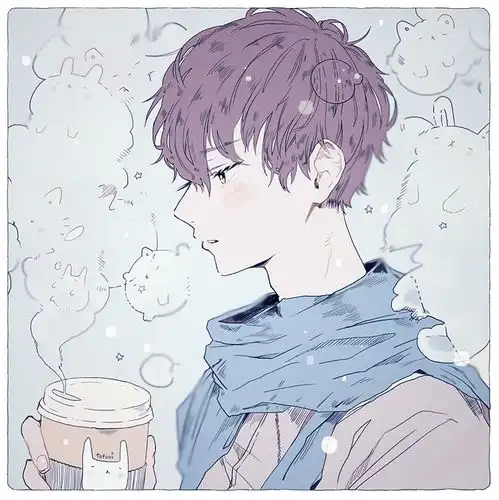 动漫男头治愈系温暖男生头像文艺男头