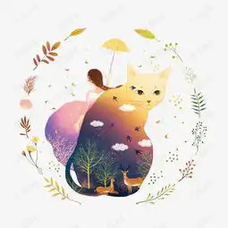 猫咪和女孩素材图片免费下载高清psd千库网图片编号8070885