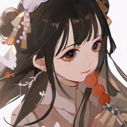 手绘动漫古风女生头像