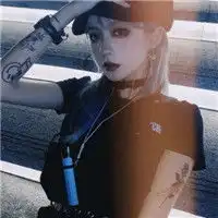 高冷酷个性女生头像超酷的网红小姐姐