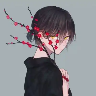 唐崎夜雨好看的二次元女生头像
