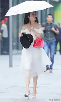 白而可人的小姐姐,穿白色v领抹胸连衣裙,纯洁得像仙女