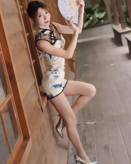 旗袍一样的质感美女与都市丽人的高冷女神