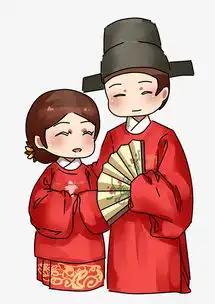 中国风复古风古风唐装情侣角色图片素材其他格式下载动漫人物大全