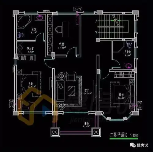 乡村明星别墅一款男女老少都喜爱的农村别墅户型