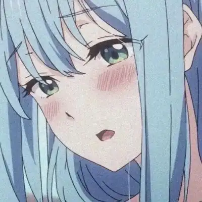 我永远爱傍晚吹拂的微风和落日的黄昏.女生动漫头像图源网络