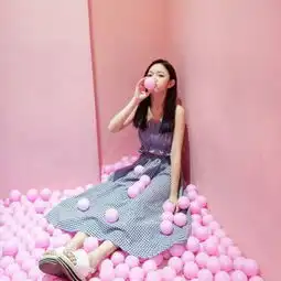 堆糖甜美女神头像美丽女生长发头像