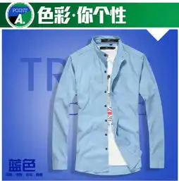 ppz男装秋季新款时尚休闲长袖衬衫纯色棉麻长袖衬衫男衬衣a3203