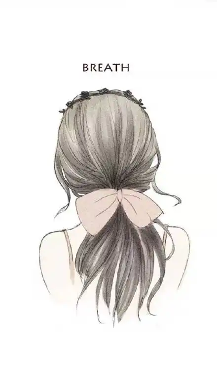 插画锁屏壁纸女头