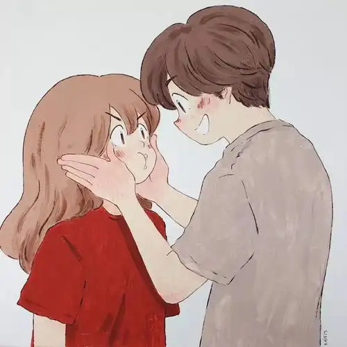 目营心匠丨插画师笔下的情侣日常,连空气都是甜的