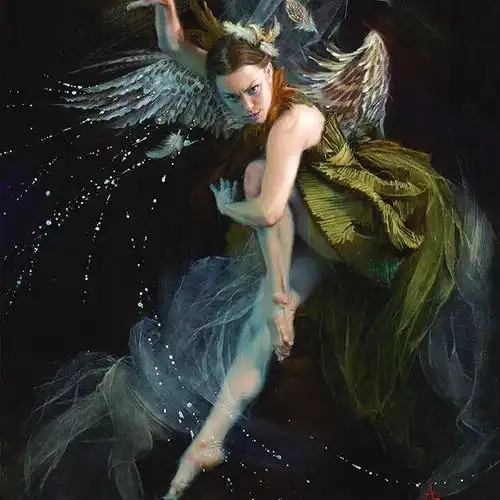 亚美尼亚女画家曼努克的唯美油画