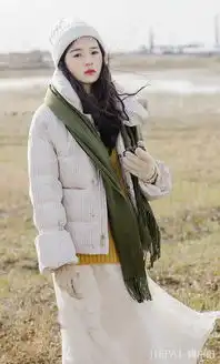羽绒服裙子的穿搭示范,做个高雅的女人