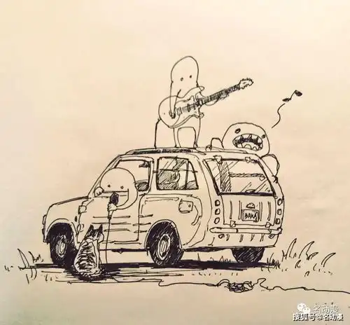和风插画师kou笔下的群魔乱舞系列插画