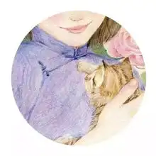 唯美插画女生头像