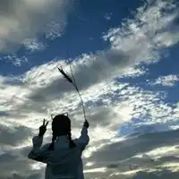 闺蜜头像背影日落一左一右