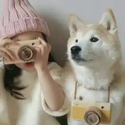 谁有这种类型的图片小女孩和狗狗的我点吧,谢谢