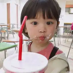 微信头像青春可爱的萌小孩2018这一辈子就一个女人不丢人