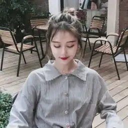 堆糖甜美女神头像美丽女生长发头像