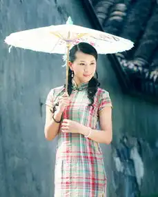 求江南雨巷中的撑伞美女图,动画也行