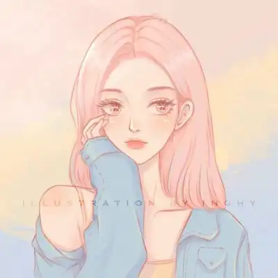 阿倾手绘可爱女生头像希望我们卡通动漫头像我要个性网