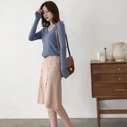 春秋新款网红女时尚两件套晚风气质女神范针织港味套装裙