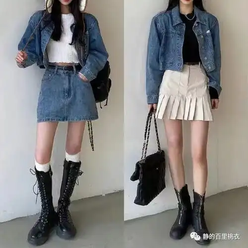 春季短裙的搭配,可谓是妙不可言这16套造型显瘦显腿长