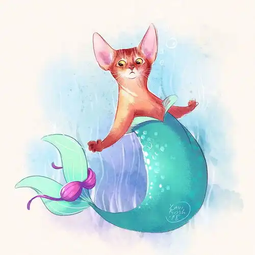 彩铅课堂161萌死人不偿命的小猫小狐狸,这些插画可爱到爆