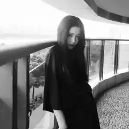 酷酷的女生头像黑白图片大全我常常和我的孤独翻脸