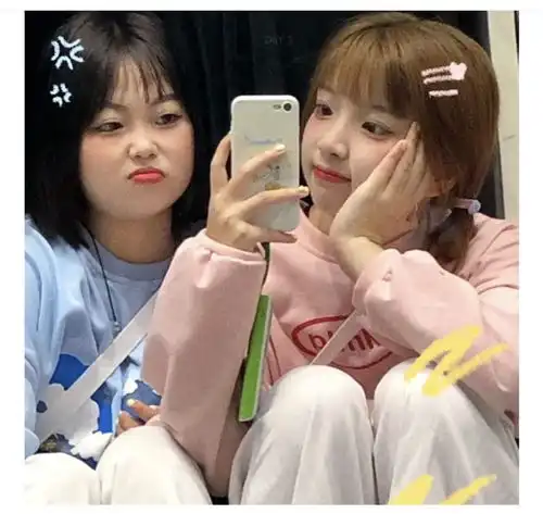 ins风森系闺蜜女生头像
