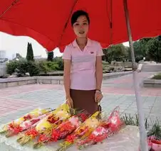 别样的风情实拍朝鲜街头时尚靓丽女性图