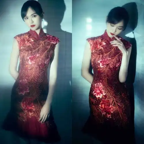 女明星们穿上旗袍,韵味十足,看了她们你沦陷了吗