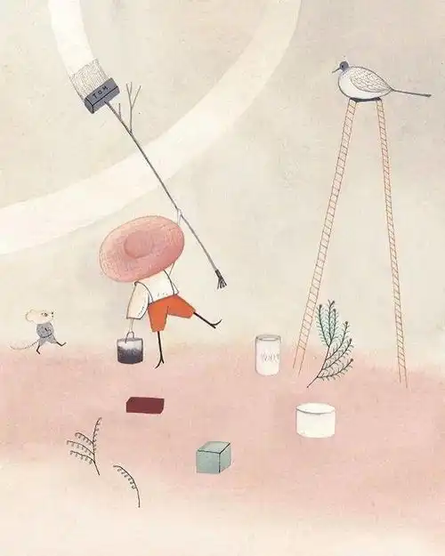 治愈系插画师chuneunsil仿佛连风都是甜甜的