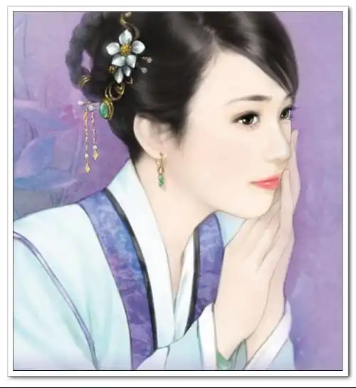 古风美女画,谁有报个名