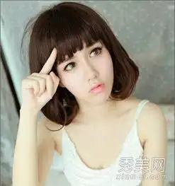 女生短发发型图片齐刘海短发很可爱