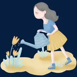 感恩梦幻童话风女孩给小花的感恩图片素材其他格式下载动漫人物大全