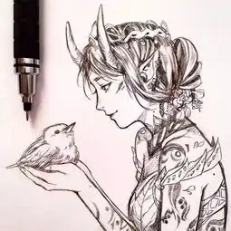 自动铅笔也能画出这么好看的画