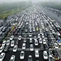 高速堵车图片真实实拍真是一点的高速路堵车照片