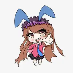 原创手绘调皮可爱的女孩png格式图片素材其他格式下载动漫人物大全