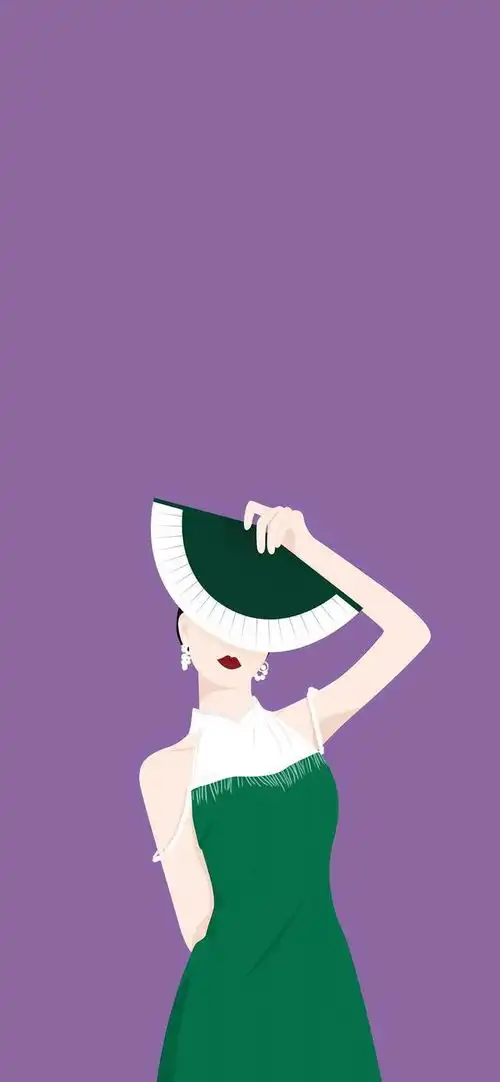 手绘清新女生壁纸