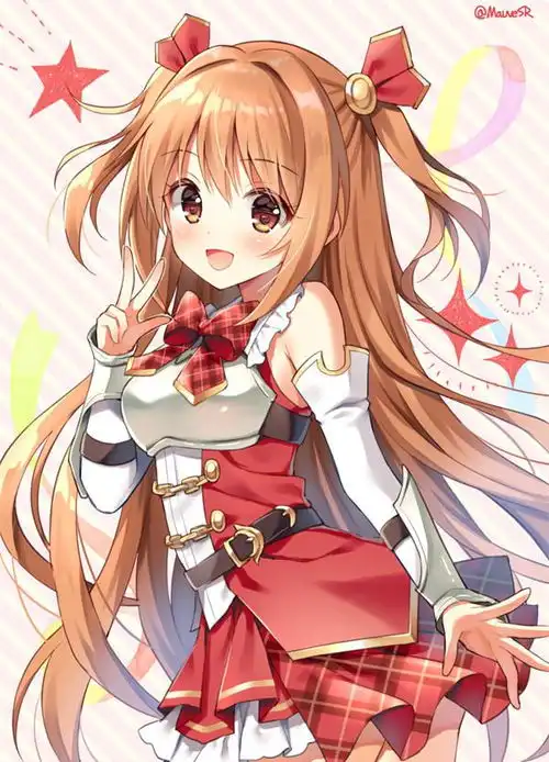 二次元美图,动漫壁纸闪闪发光的美少女