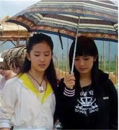 女星古装撑伞,赵雅芝最经典,刘亦菲与众不同,最经典的你想不到
