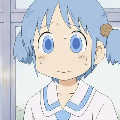 蓝色系动漫女生头