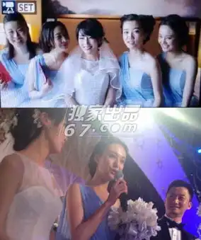 女星婚礼绝美伴娘林心如当徐若瑄伴娘郑爽获捧花