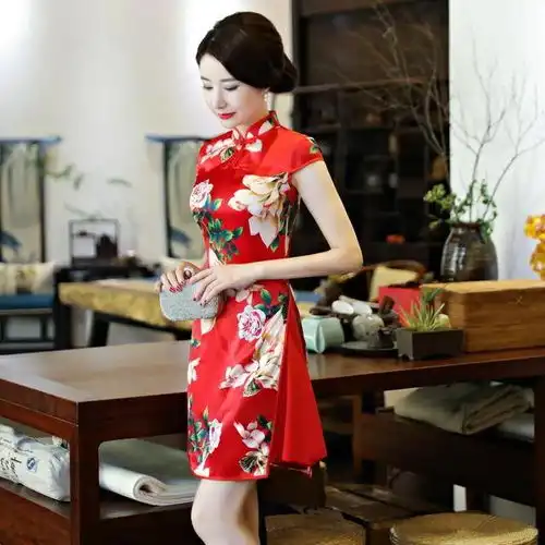 时尚性感少女旗袍,明媚娇贵,不娇气