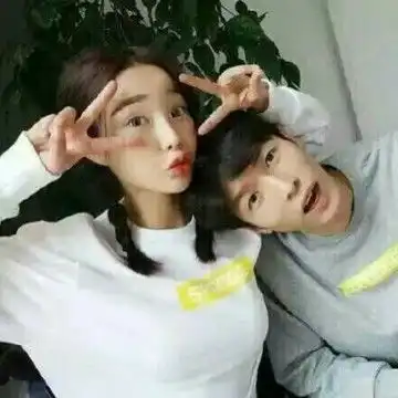 可爱情侣头像