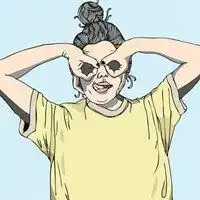 搞笑头像女生逗比卡通头像微信头像图片大全