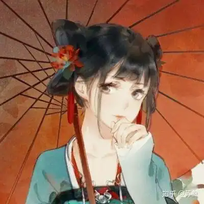有好看的古风漫画手绘女生头像吗
