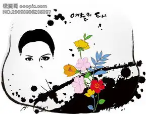 女人花纹图片素材ai格式下载大全背景素材